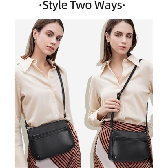 Crossbody Bags for Women, Medium Size Shoulder Handbags, Satchel - Picture 2 of 7